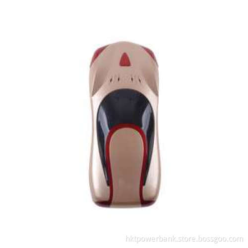 Gold Sports Car Power Bank 5600mAh Dual USB External Portable Battery Charger for Apple iPhone iPad iPod Samsung